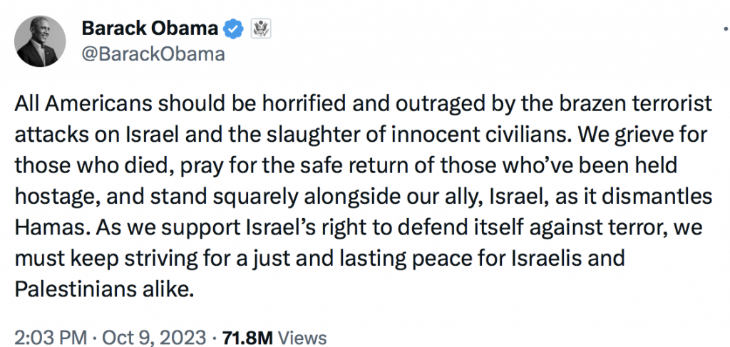 President Obama expressed his feelings on the evil so much better than I ever could.