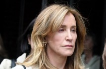 Felicity Huffman at Federal Court in Boston