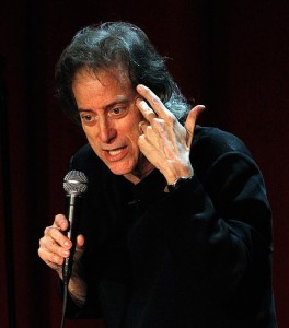 Richard Lewis doing one of his famous stand-up routines.