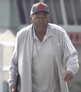 The last picture of OJ Simpson, looking way older than his seventy-six years, and like he's suffering.