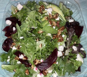 The Beet Salad. Photo by Karen Salkin.