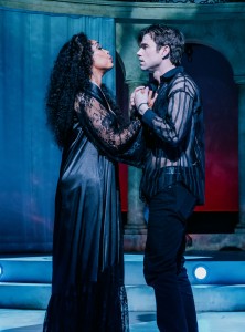 Gina Torres and Patrick Ball. Photo by Jeff Lorch. 