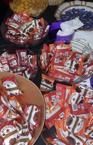 Just part of the snack table from last year. Photo by Karen Salkin.