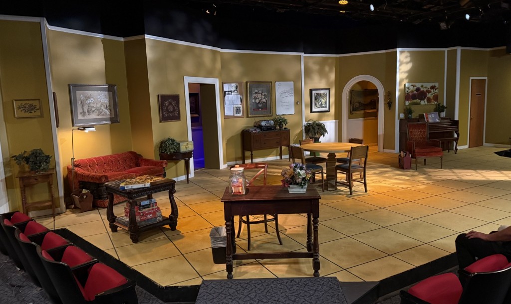 The set. Photo by Karen Salkin.