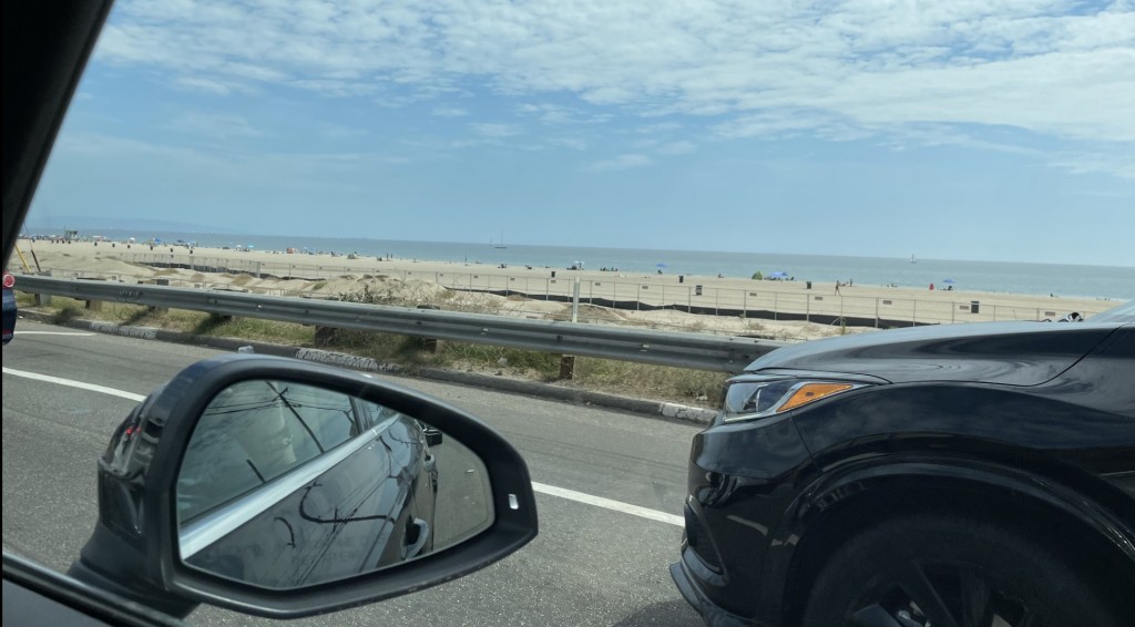 This PCH beach scene could have been shot in ANY summer, could it not? Photo by Karen Salkin, as is the one above.