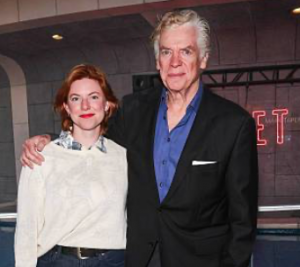 Christopher McDonald and his wife at the Hamlet opening.