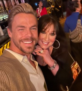 Karen Salkin with the always-biggest star on DWTS--Derek Hough. Photo by...Derek Hough!!!