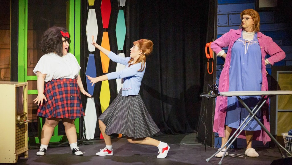 Lexie Martin, Hannah Sedlacek, and Ryan O'Connor. Photo by Veronica Slavin.