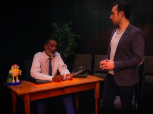 Sammie Wayne IV and Aziz Tazi, who also took the photo. (Note the M&Ms dispenser on the left.)