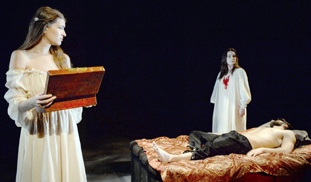 (L-R) Casey Burke, Shannon Lee Clair, and Nathan Mohebbi. Photo by Cooper Bates.