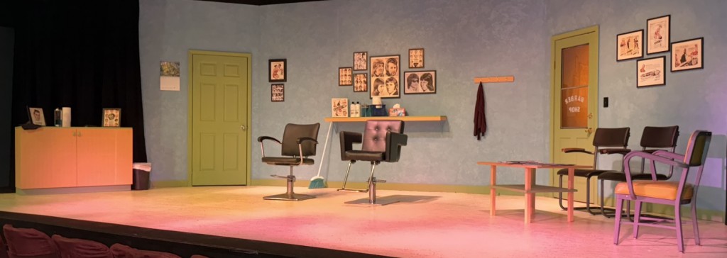 The set. Photo by Karen Salkkin.