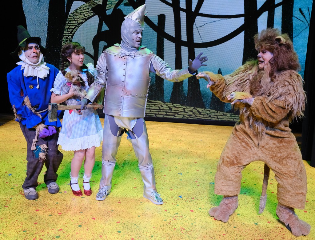 (L-R) John Schartze, Aubrey Anderson-Emmons, Douglas Ladnier, and Mark Gagliardi. Photo by Josh Kaplan.