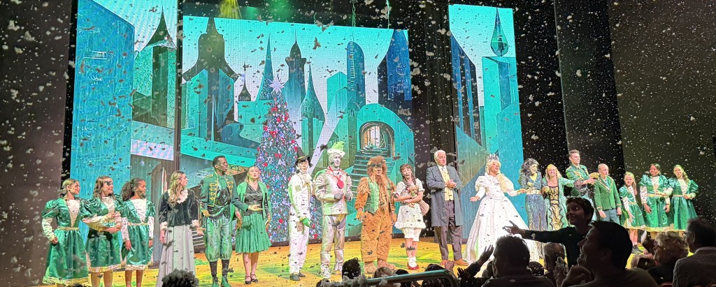 The opening night curtain call. Photo by Karen Salkin.