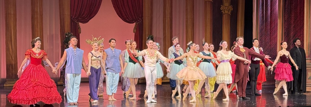 Part of the final curtain call. Photo by Karen Salkin.