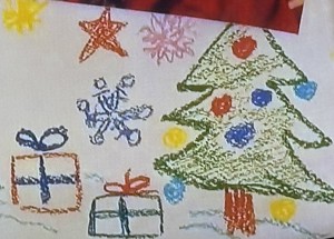 And a long time after I drew MY little tree, this one appeared in a TV movie! Just sayin'. Photo by Karen Salkin.