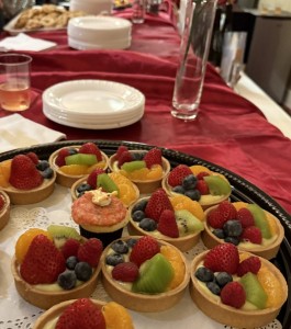 Some of the holiday treats after I already got to them! Photo by Karen Salkin.