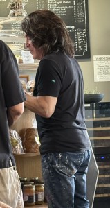 Paul Stanley, looking like he's been doing some home improvements. Photo by Karen Salkin, on her birthday!