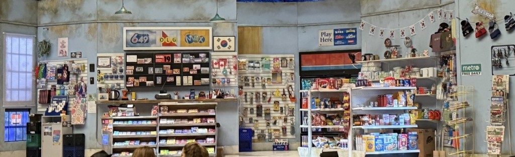 Most of the set of Kim's Convenience. Photo by Karen Salkin.