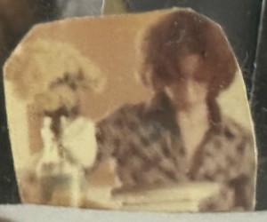 This is the only pic of Laura--Marjan--that I could find right now. It's from a collage that a friend made for me, of my posse, a long time ago. Original photo by Jeanine Anderson.