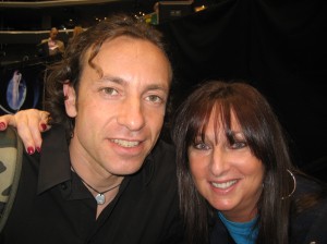 Olympic medalist Philippe Candeloro and Karen Salkin. Photo by INAM staff.