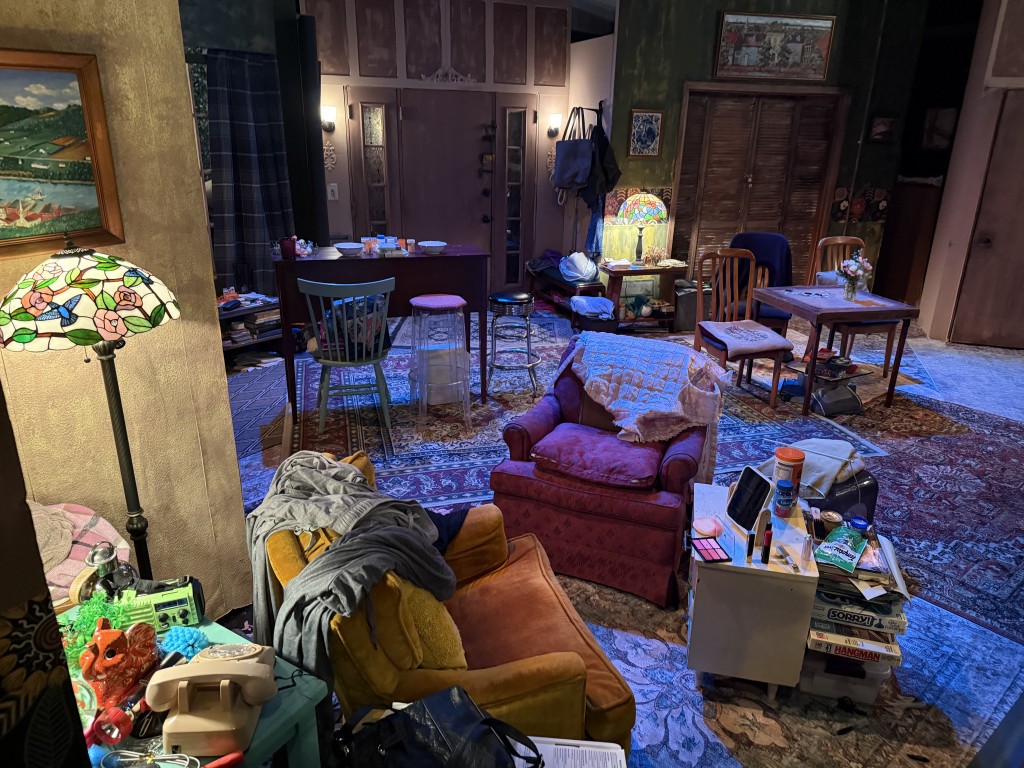 The set. Photo by Karen Salkin.