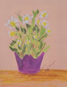 One of the lovely miniatures painted by my little mo, May Rose Salkin. Photo by Karen Salkin.