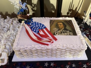 The cake and cookies for after the show. Photo by Karen Salkin.