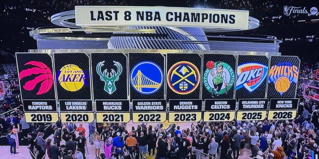 Just look at the parity in the sport over the last eight years! Photo by Karen Salkin.