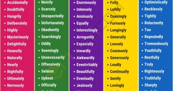 List-of-Adverbs