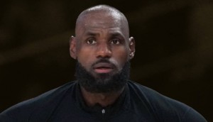 LeBron James. looking as confused as the rest of us!