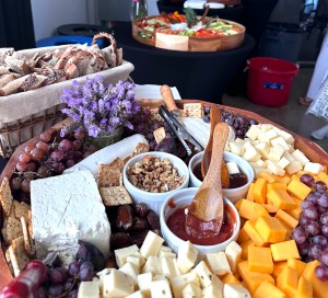 Some of the snacks. Photo by Roz Wolf.