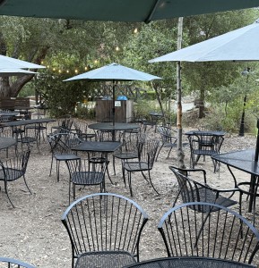 Part of the picnic area. Photo by Karen Salkin.