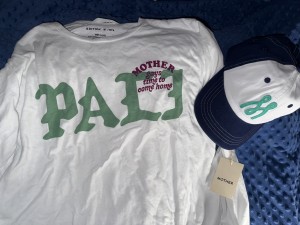 A shirt and cap from Mother. Photo by Karen Salkin.